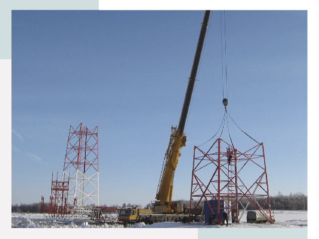 Монтаж вышек связи в Сочи